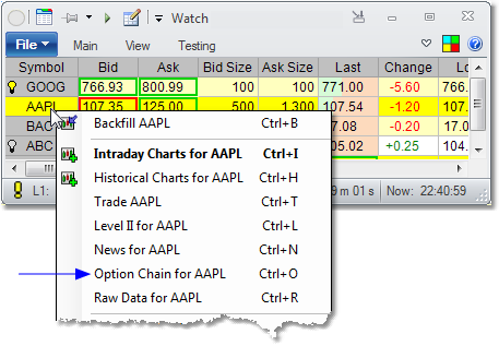 Option Chain – Alaric Securities Help Center