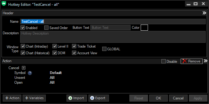 Hotkey examples – Alaric Securities Help Center